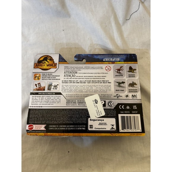 Jurassic World Dominion Ferocious Pack Atrociraptor Mattel - Picture 3 of 4